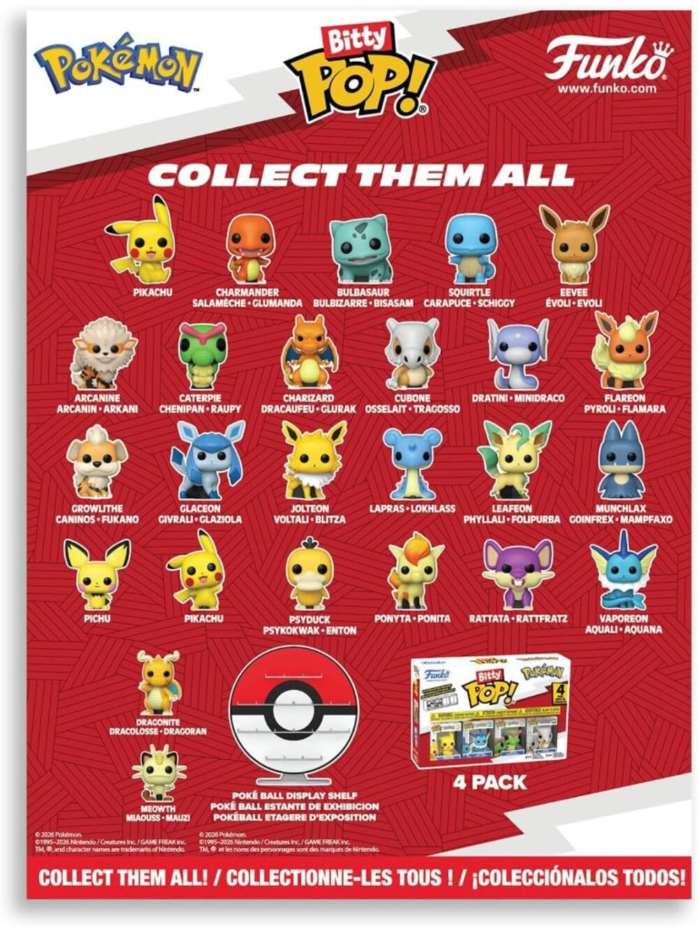 Pokémon Funko Bitty Pop! 24 Day Countdown Advent Calendar NEW Factory Sealed - Picture 4 of 5